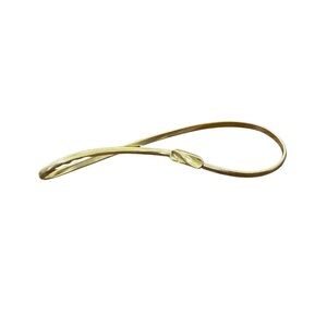 Vintage 1970's 70's Gold Belt Mid Century Women Retro Swirl Small Mesh Thin